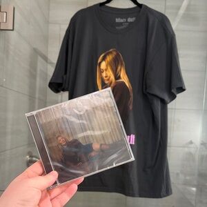 Hilary duff Tshirt and album combo